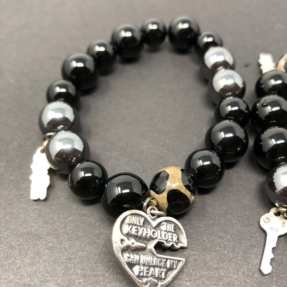 Matching His & Her “Key To My Heart” Bracelets